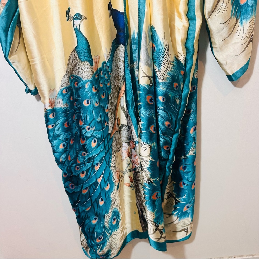 Peacock Kimono Duster - Picture 5 of 5